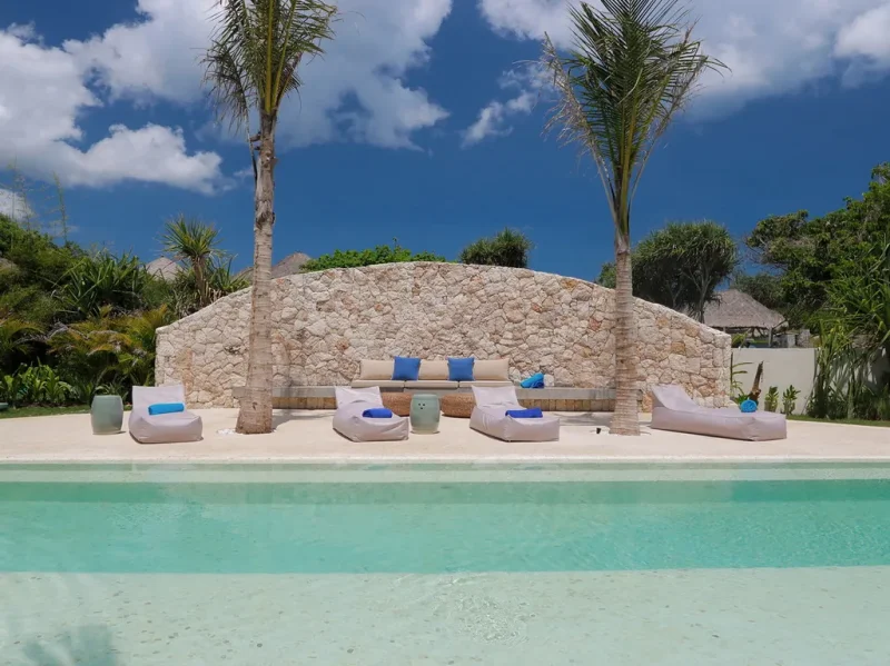 8. Villa Seascape – Poolside sunbeds Villa Seascape - Villa Gallery