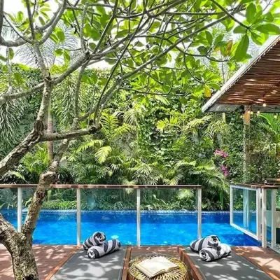 Villa Kasianda Estate Canggu Pool Area