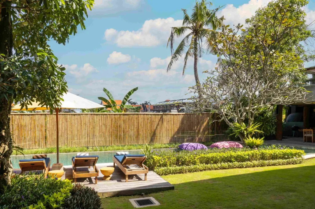 Kimaya pool bamboo fence 6_11zon Bali Villa