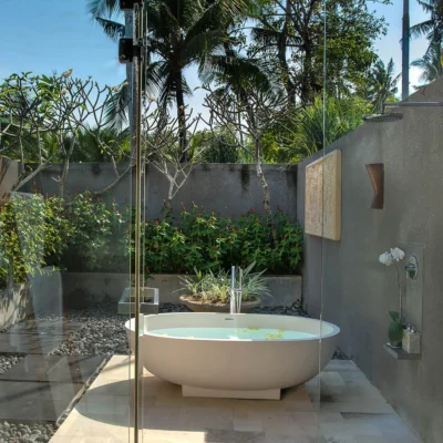 008 Seseh Beach Villa I – Guest bedroom one ensuite Seseh Beach Villa Estate - Villa Gallery