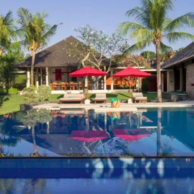 pool view of villa astika, canggu, bali