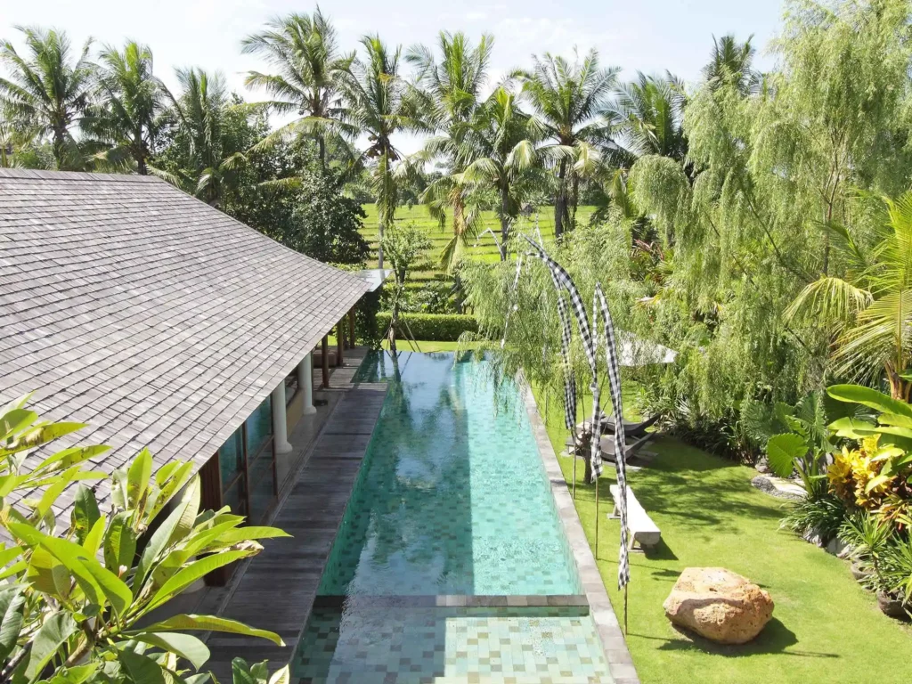 14. Villa Sarasvati – Semi-aerial of pool_2_11zon Villa Sarasvati - Villa Gallery