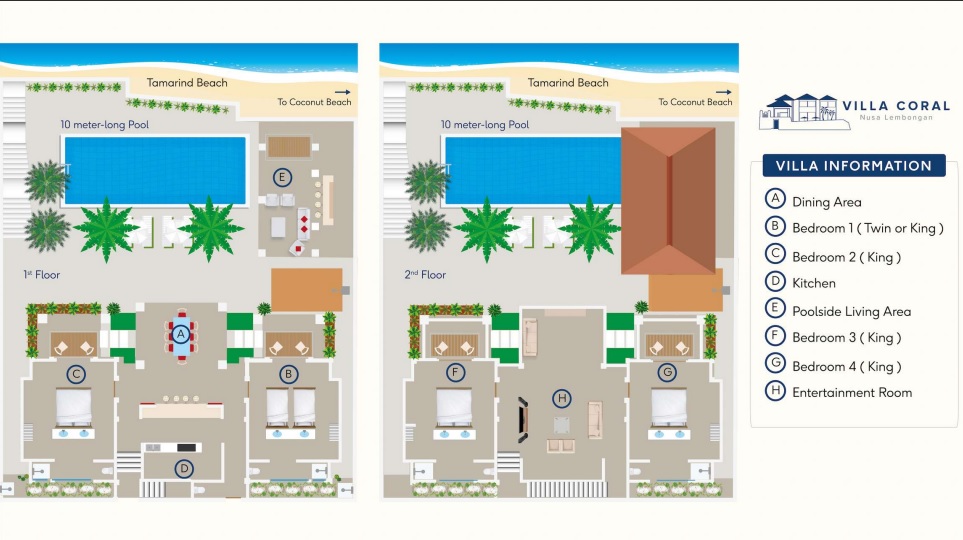 Villa Coral - Floor Plan