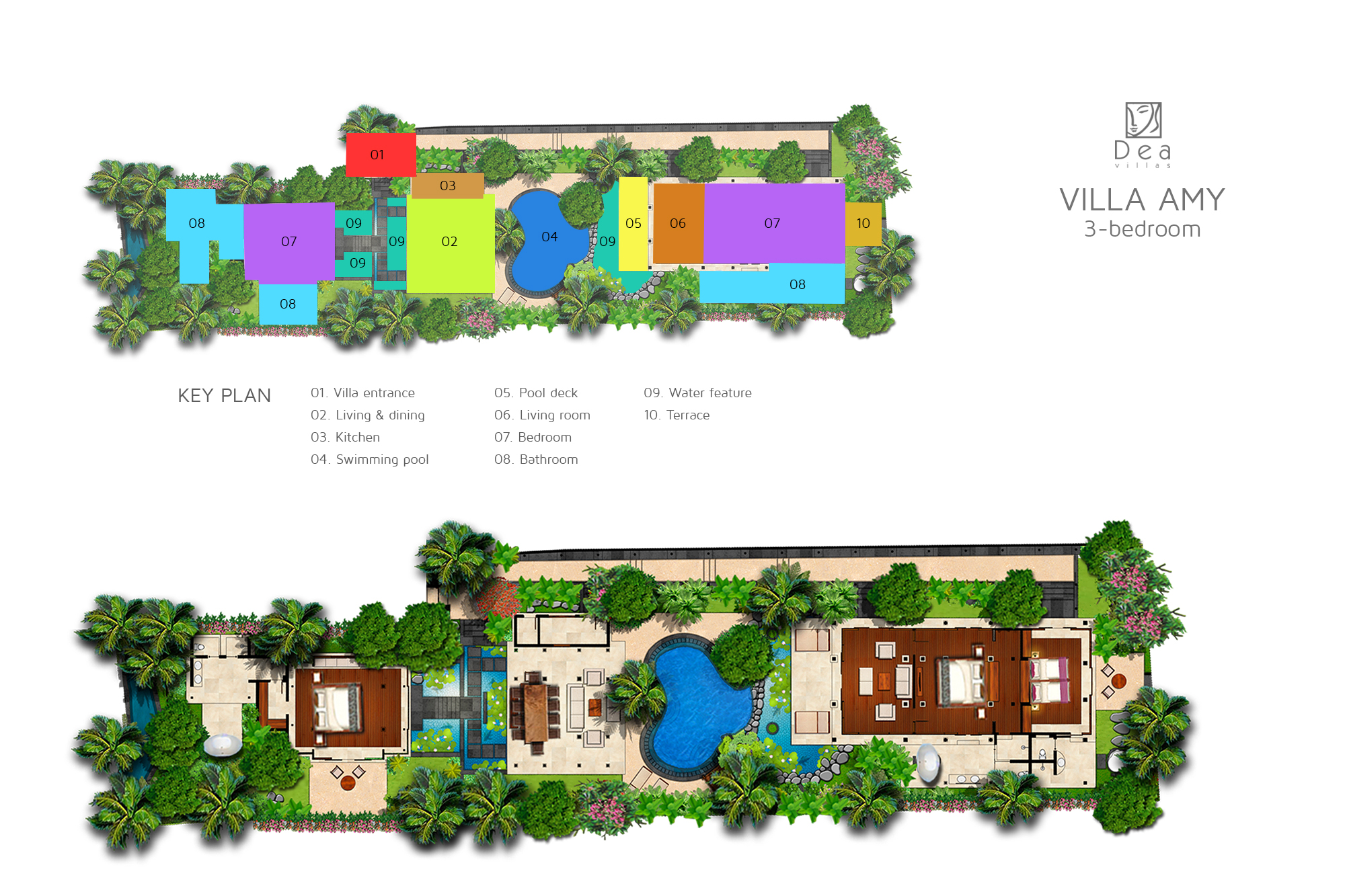 Villa Amy - Floor Plan