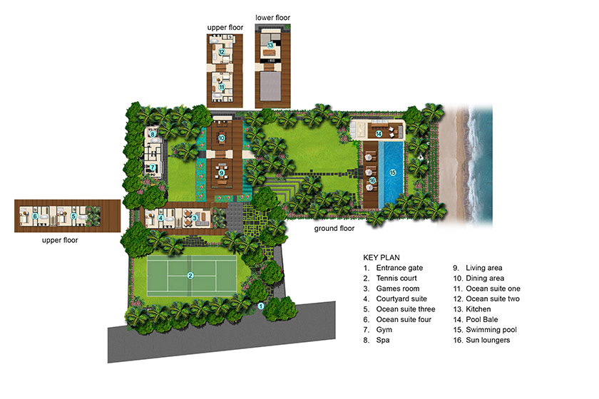 Villa Arnalaya - Floor Plan
