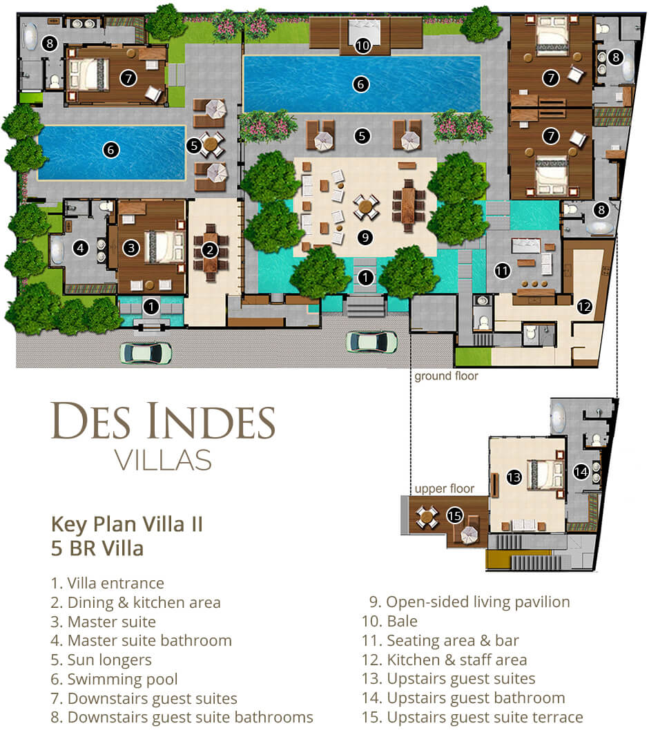 Villa Des Indes II - Floor Plan