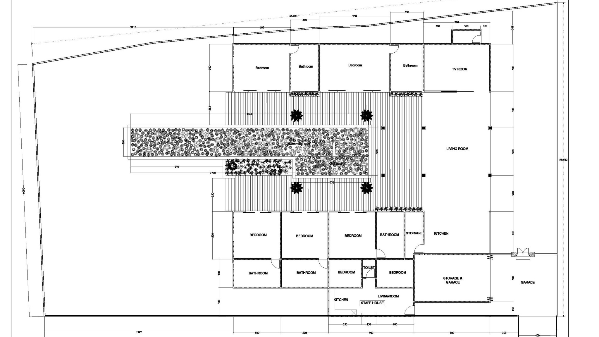 Villa Emile Estate Bingin - Floor Plan