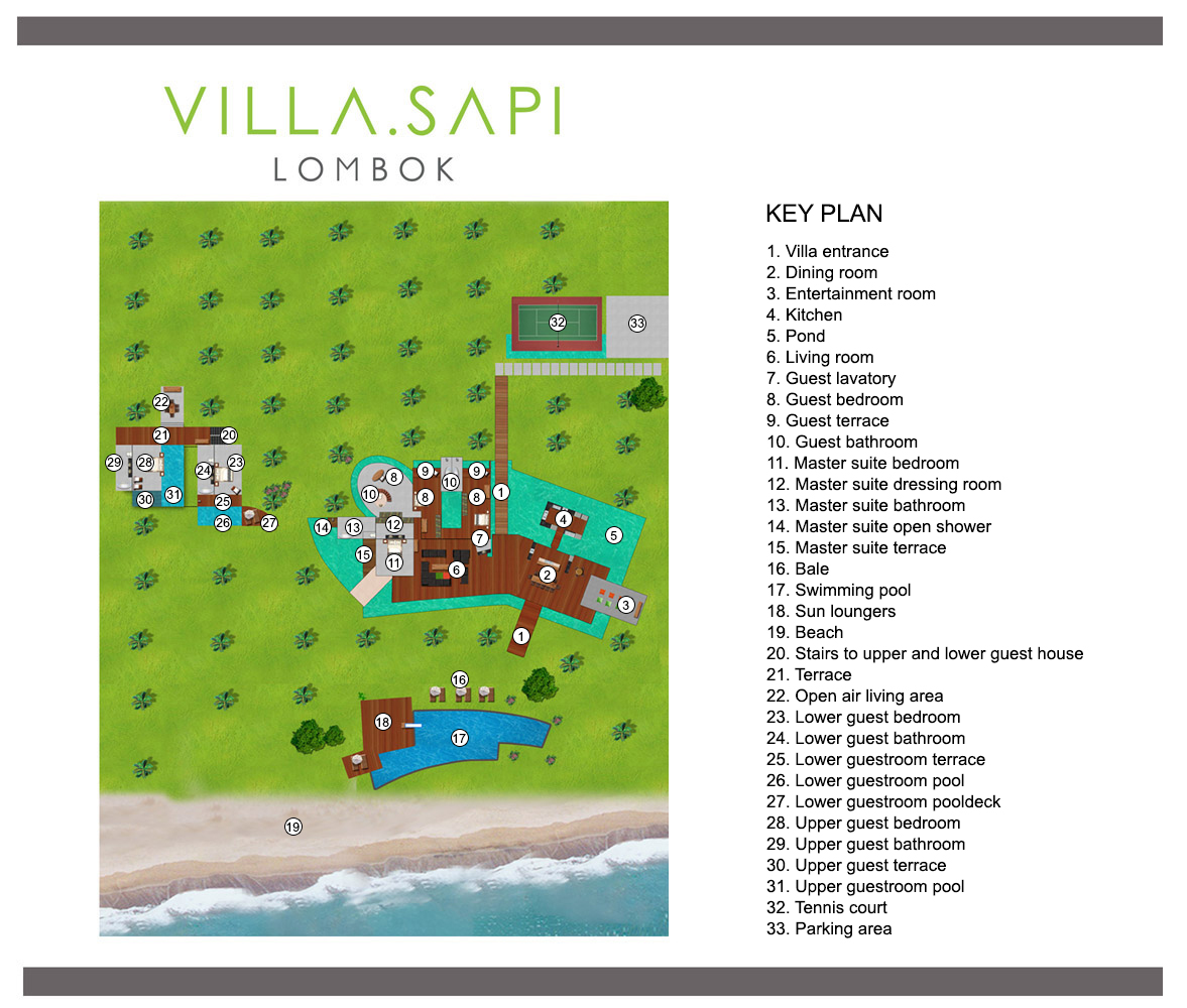 Villa Sapi - Floor Plan