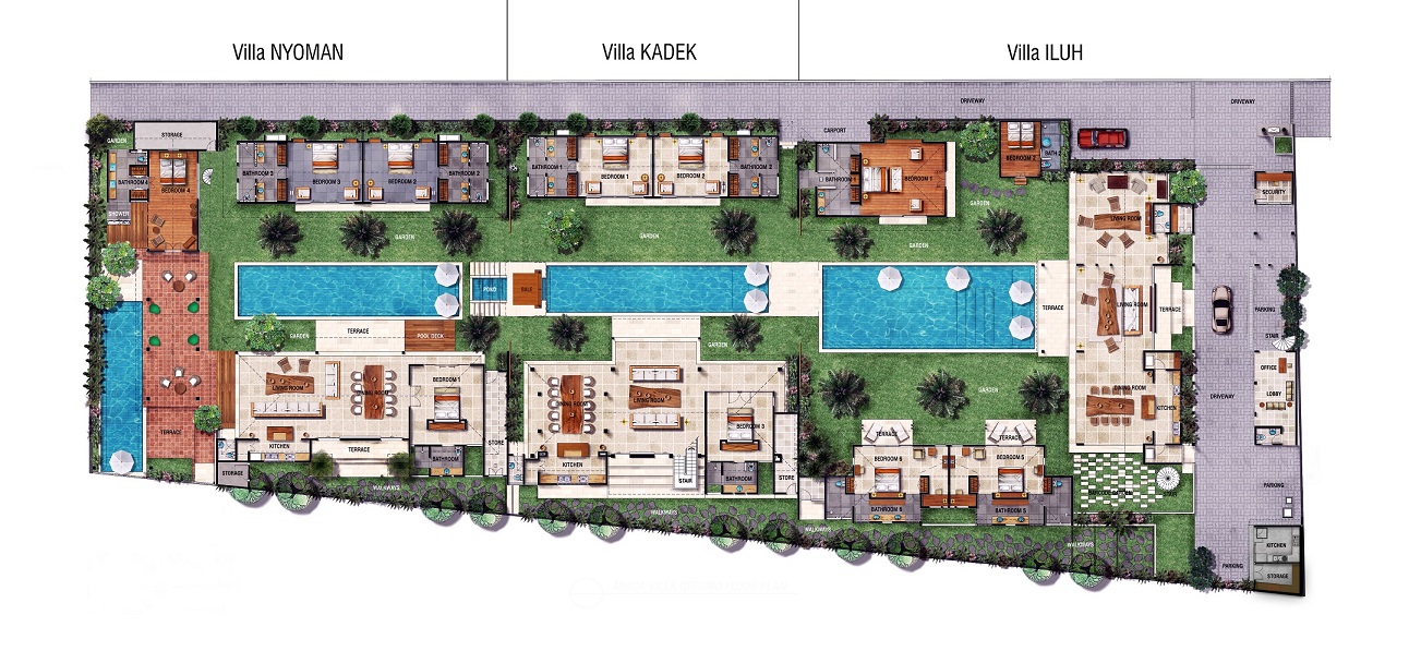 Villa Abaca Collection - Floor Plan