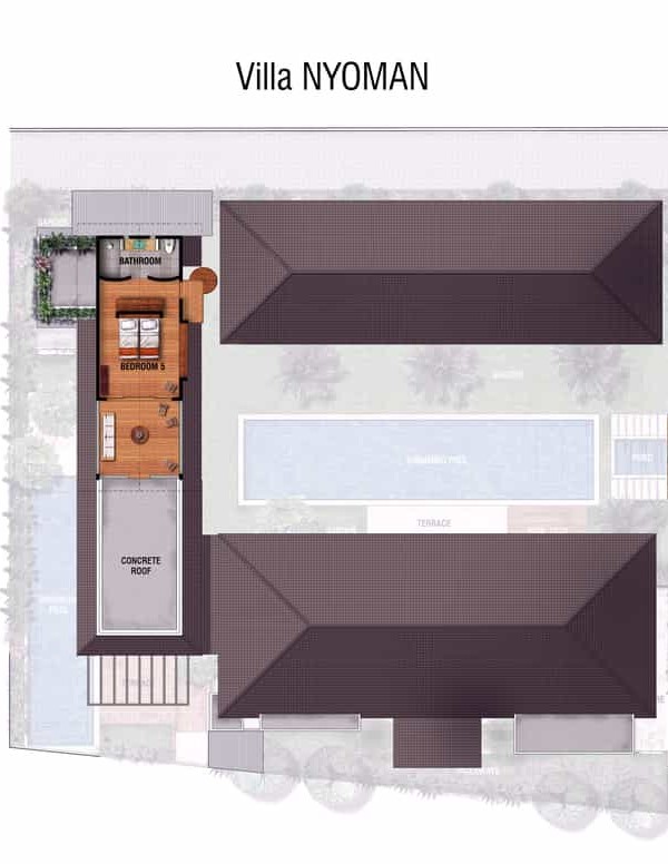 Villa Nyoman - Floor Plan