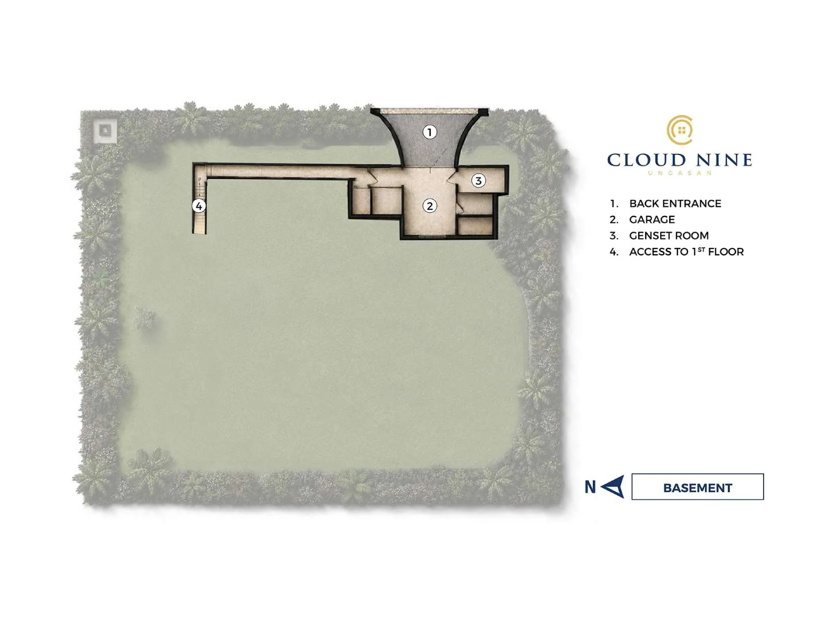 Villa Cloud Nine Ungasan - Floor Plan