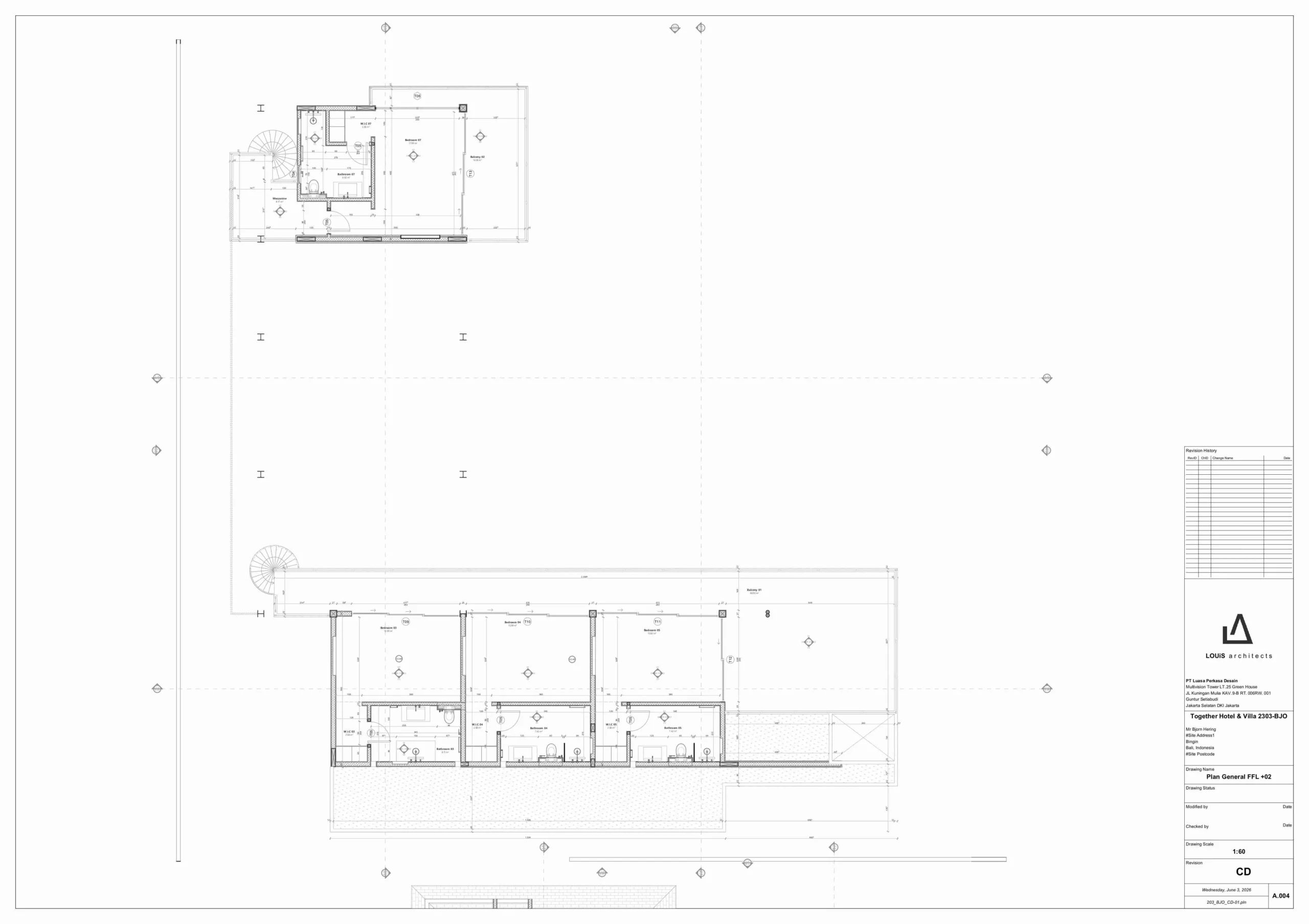 Villa Belantara Uluwatu - Floor Plan